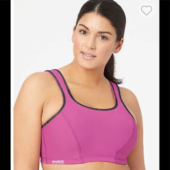 Glamorise Sport elite performance wonderwire sports bra sz 42c - Picture 4 of 9